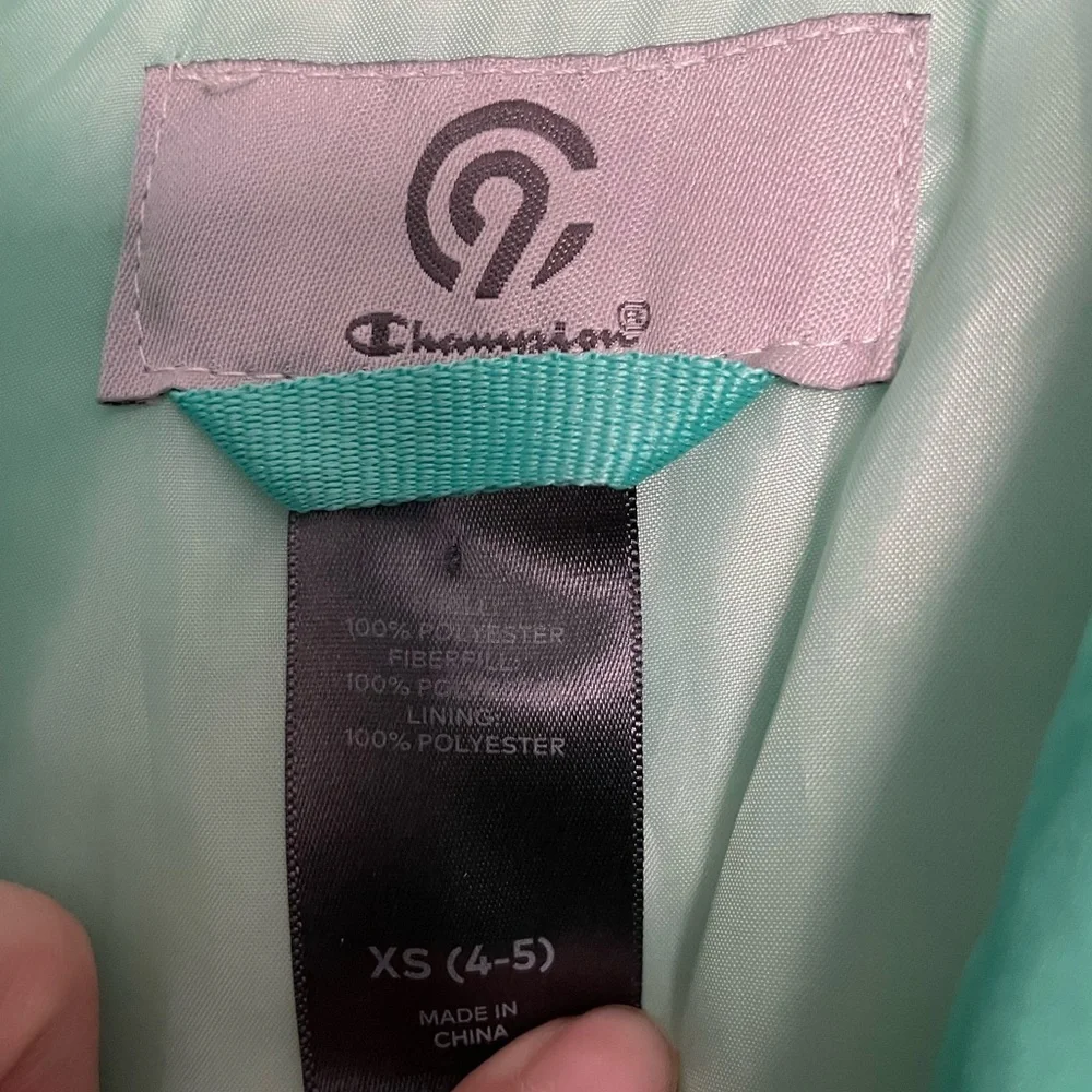 Champion Kids Teal Snow Bib Overalls Girls Size XS (4-5)